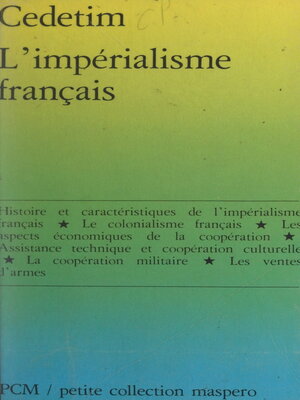 cover image of L'Impérialisme français